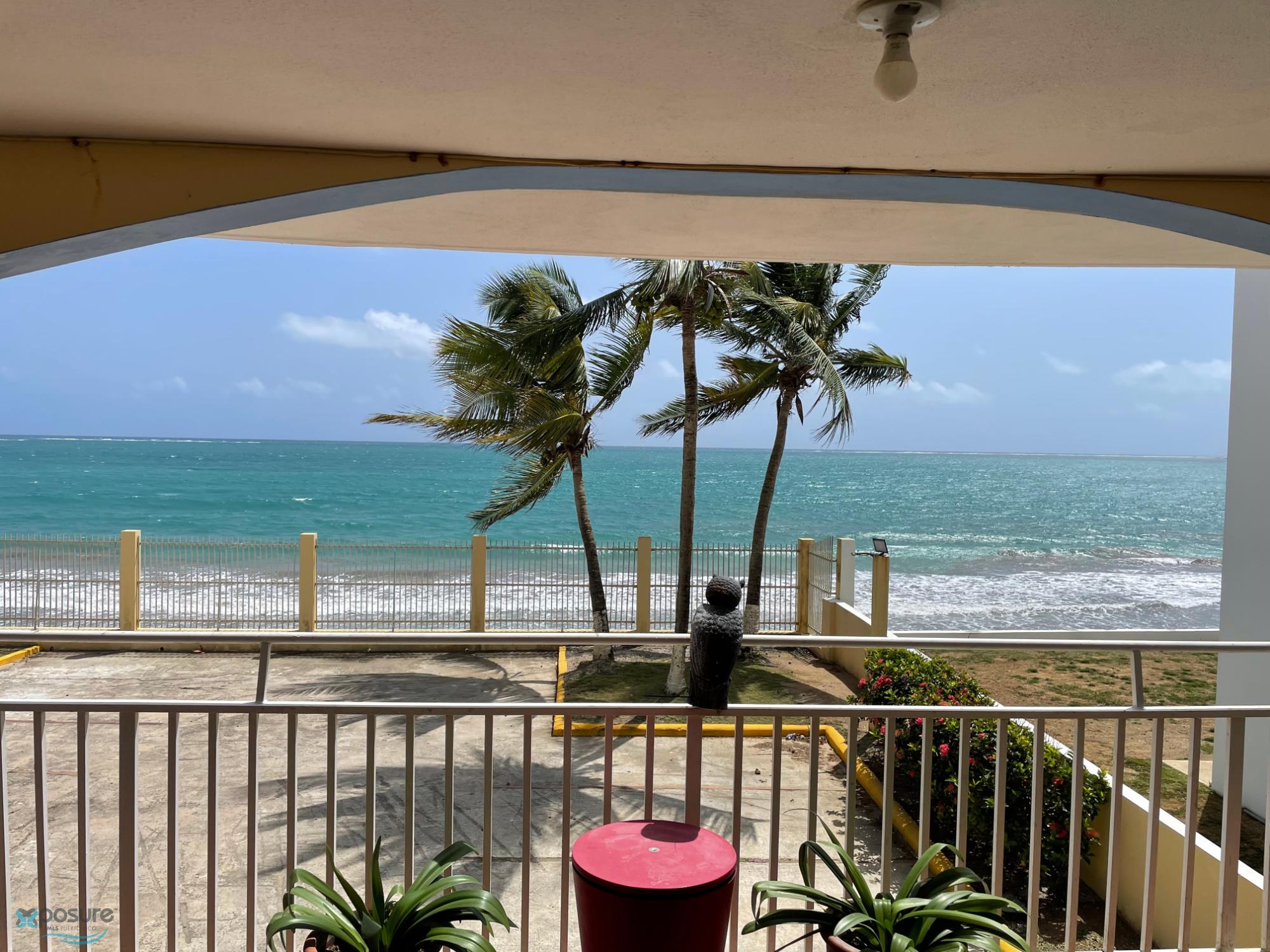 Ocean view from Luquillo Beach Apartments